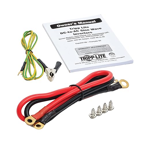 Tripp Lite 1500W Compact Pure Sine Wave Power Inverter, 3 Outlets, 1 USB + 1 USB-C Charging Ports, Remote Control via RJ12 Telephone Cable, Included Mounting Brackets, 2-Year Warranty (PINV1500SW-120)