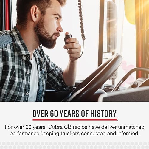 Cobra 29 LTD Chrome AM/FM Professional CB Radio - Easy to Operate, Emergency Radio, Instant Channel 9, 4-Watt Output, Full 40 Channels, Adjustable Receiver and SWR Calibration, Chrome