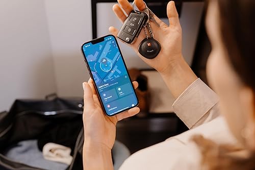 Verbatim My Finder Bluetooth Tracker Item Finder Compatible with Apple Find My (iOS Only) Water Resistant and Dustproof 1pk – Black 1 Pack