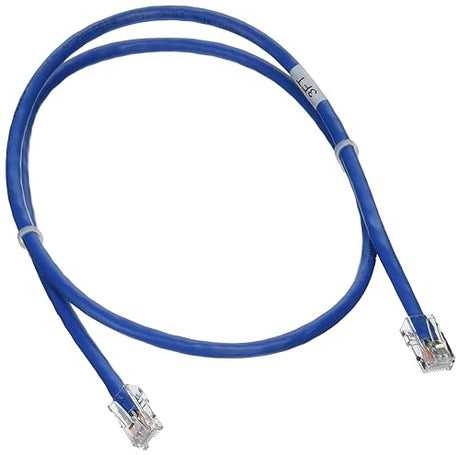 C2G 04087 Cat6 Cable - Non-Booted Unshielded Ethernet Network Patch Cable, Blue (3 Feet, 0.91 Meters) 3-feet Blue