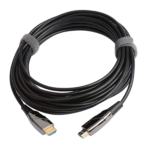 Tripp Lite Fiber Optic HDMI 2.0 (Active HDMI Cable), High Speed HDMI Cable, 4K, 60Hz, 4:4:4, 18 Gbps, 10 m. (33 ft.) Black (P568-10M-FBR)