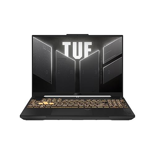 ASUS TUF Gaming F16 (2024) Gaming Laptop, 16” FHD+ 144Hz IPS-Level 16:10 Display, Intel® Core™ i7-13620H Processor, NVIDIA® GeForce RTX™ 4050, 16GB DDR5, 512GB PCIe Gen4 SSD, Wi-Fi 6, Win 11 Home RTX 4050 | Core i7