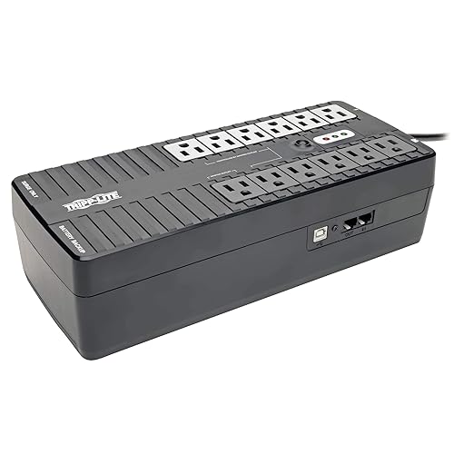 Tripp Lite 750VA 450W Standby UPS - 12 NEMA 5-15R Outlets, 120V, 50/60 Hz, 5-15P Plug, ENERGY STAR, Desktop/Wall