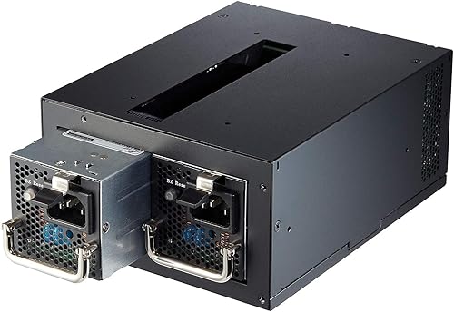 FSP Twins Pro ATX PS2 1+1 Dual Module 500W Efficiency Greater Than 90% Hot-swappable Redundant Digital Power Supply with Guardian Monitor Software (Twins Pro 500)