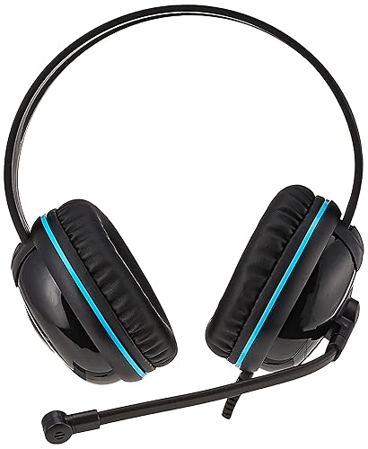 Andrea Communications NC-455VM USB Over-Ear Circumaural Stereo USB Computer Headset with Noise-Canceling Microphone, in-Line Volume/Mute Controls, and Plug