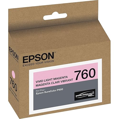 Epson 760, Light Magenta Ink Cartridge (T760620)