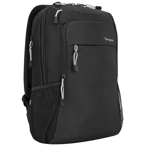Targus TSB968GL 15.6 Intellect Advanced Slim Laptop Backpack - Water-Resistant, Ergonomic Laptop Case for Devices Up To 15.6 Screens Black 15.6 Advanced
