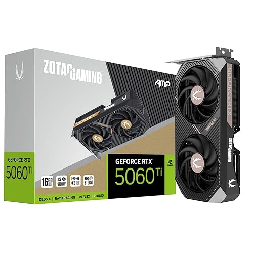 ZOTAC Gaming GeForce RTX 5060 Ti Twin Edge 16GB GDDR7 Reflex 2 RTX AI DLSS4