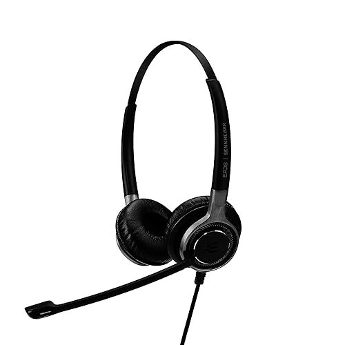 Sennheiser SC 665 USB (507257) - Double-Sided Business Headset | UC Optimized and Skype for Business Certified | for Mobile Phone, Tablet, Softphone, and PC (Black) SC665 USB