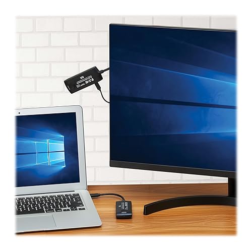 Tripp Lite Series Wireless USB-C to HDMI Transmitter and Receiver, 4K@60Hz Video, 5G IR Extend, HDMI Extender Kit up to 65 Feet / 20 Meters, Plug-and-Play, 1-Year Warranty (B127-1A1-WHD4CH)