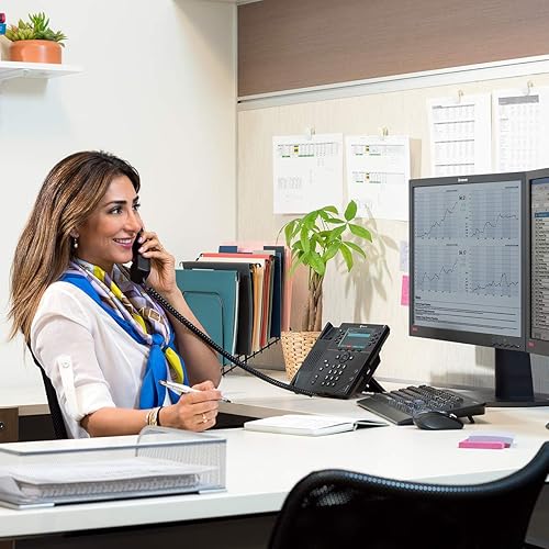 Poly (Plantronics + Polycom) Poly - VVX 450 Business IP Phone (Polycom) - 12-Line, Color IP Desk Phone with Handset - POE - 4.3' Color LCD Display