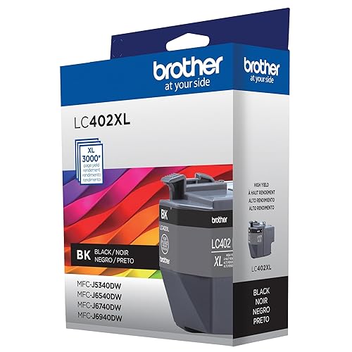 Brother Genuine LC402XLBKS High Yield Black Ink Cartridge