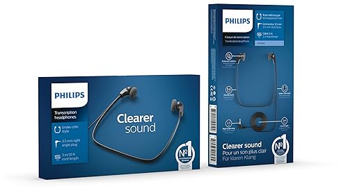 Philips Headphones for Desktop Dictation Equipment Ref LFH334/234