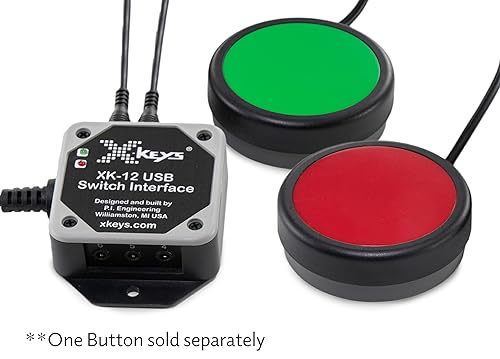 X-keys USB Programmable Switch Interface for 6-12 Switches (XK-12) Made in USA