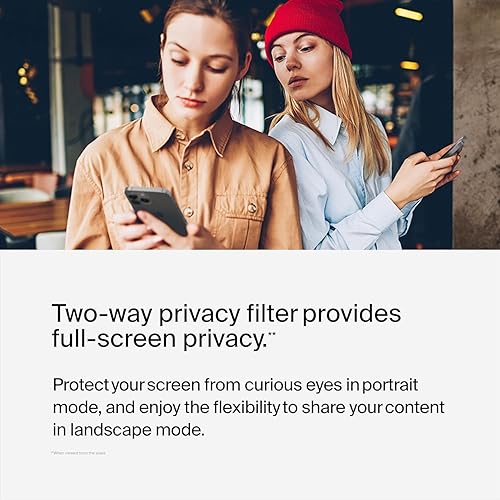 Belkin Privacy Tempered Glass Screen Protector for iPhone 13 and 13 Pro, Treated Surface with Anti-Fingerprint Coating and Bubble Free Application with Included Easy Align Tray iPhone 14 / 13 / 13 Pro Privacy TemperedGlass