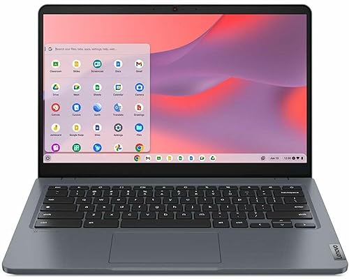 Lenovo 14e Chromebook Gen 3 82W60001US 14 Touchscreen Chromebook - Full HD - 1920 x 1080 - Intel N200 Quad-core (4 Core) - 8 GB Total RAM - 8 GB On-Board Memory - 128 GB Flash Memory - Storm Gray 82W6003DUS
