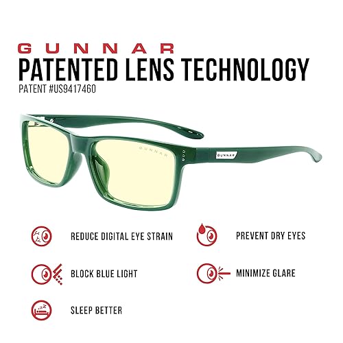 Gunnar Unisex's Vertex Reading Glasses, Moss, 53.2mm