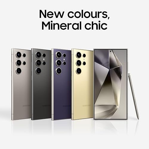 AI Enabled Samsung Galaxy S24 Ultra 5G (Unlocked, CAD Version & Warranty) Titanium Black 512GB, S Pen, 120 Hz AMOLED Display, 200MP Camera, Nightography Titanium Black 512 GB S24 Ultra Phone Only