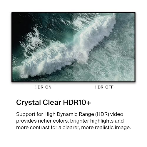 Belkin USB-C to HDMI 2.1 Adapter, Tethered 4.33in Cable w/ 8K @ 60Hz, 4K @ 144Hz, HDR, HBR3, DSC, HDCP 2.2, USB-IF - Works w/Chromebook, Certified for MacBook, iPad Pro, & Other USB-C Devices - Black