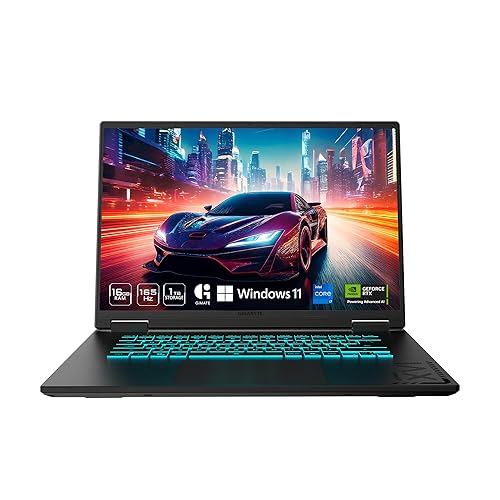 GIGABYTE - Gaming A16 Gaming Laptop - 165Hz 1920x1200 WUXGA - NVIDIA GeForce RTX 5070 - Intel i7-13620H - 1TB SSD with 16GB DDR5 RAM - Windows 11 Home AD Gaming A16 CWHI3US894SH