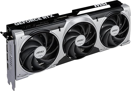 MSI Gaming RTX 5070 12G Ventus 3X OC Graphics Card (12GB GDDR7, 192-bit, Extreme Performance: 2557 MHz, DisplayPort x3 2.1a, HDMI 2.1b, NVIDIA Blackwell Architecture)