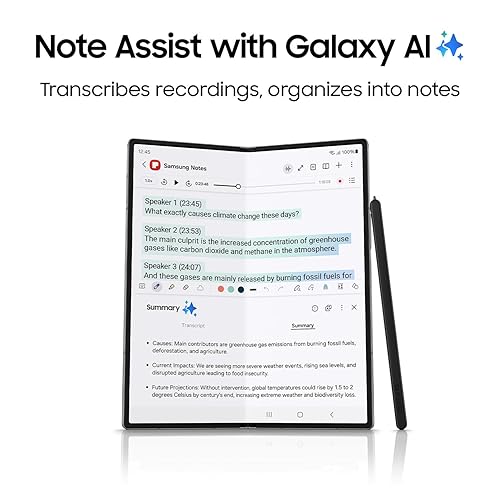 Samsung Galaxy Z Fold6, AI Smartphone, Android Smartphone, 256GB Storage, AI Zoom, Live Translate, Multi-Tasking, S Pen, Long Battery Life - Silver Shadow (CAD Version & Warranty) Silver Shadow 256GB Z Flip6 Phone Only