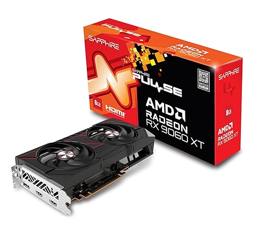Sapphire 11350-04-20G Pulse AMD Radeon™ RX 9060 XT Gaming OC Graphics Card with 8GB GDDR6, AMD RDNA 4