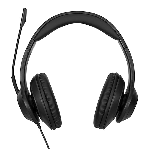 Targus Wired Stereo Headset, Black (AEH102TT)