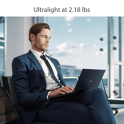 ASUS ExpertBook B9 OLED Ultralight Business Laptop, 14” OLED Display, Intel vPro® Essentials with Intel® Core™ i7-1355U, 1TB SSD, 16GB RAM, Win 11 Pro, All-Day Battery Life, Star Black, B9403CVA-XVE75