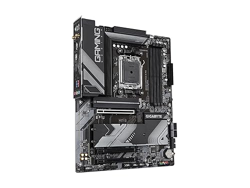 GIGABYTE B650 Gaming X AX (AM5/ LGA 1718/ AMD/ B650/ ATX/ 5-Year Warranty/ DDR5/ PCIe 4.0 M.2/ PCIe 4.0/ USB 3.2 Gen2x2 Type-C/AMD Wi-Fi 6E/ Realtek 2.5GbE LAN/Motherboard)