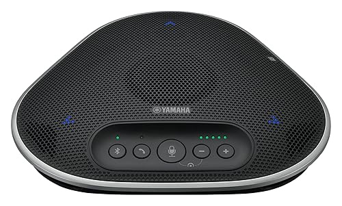 Yamaha YVC-330 Portable USB & Bluetooth Conference Phone Featuring. SoundCap Technology Black
