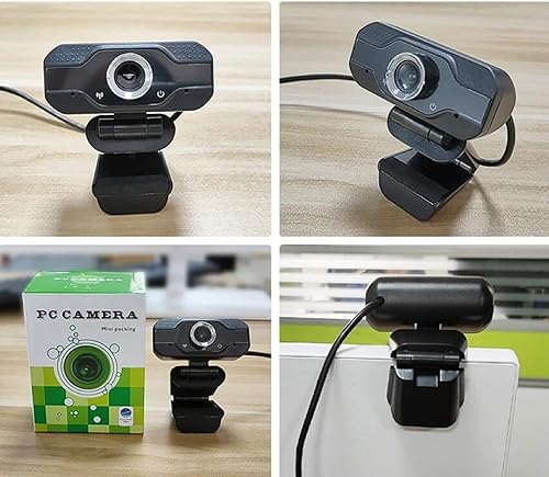 Full HD 1080p Webcam with a Built-In Noise Isolating Mic and 120d Auto Focus, for Conferences/Online Teaching/Business Meetings, Plug-n-Play, SONIX chip, WIN7/8/10, MacOS, ChromeOS, Android compatible, 1 year warranty