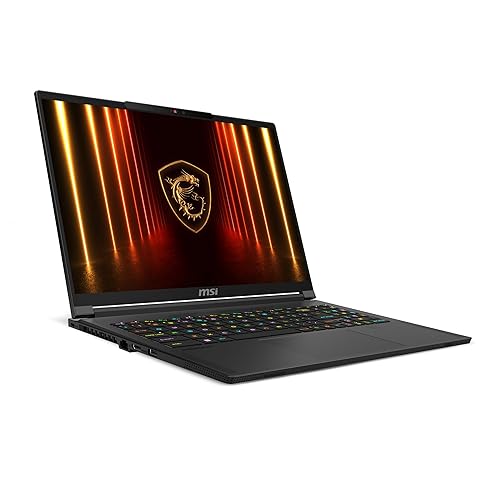 MSI Stealth A16 AI+ 16” 240Hz QHD+ OLED Gaming Laptop: AMD Ryzen AI 9 HX 370, NVIDIA Geforce RTX 5070Ti, 32GB DDR5, 2TB NVMe SSD, Wi-Fi 7, Win 11 Home :Core Black A3XWHG-079US Ryzen AI 9 HX 370 32 GB 2 TB RTX 5070Ti 16 240Hz QHD+ OLED