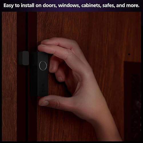 Philips Hue Secure Smart Contact Sensor, Black - 2 Pack - Made for Indoor Doors and Windows - Requires Hue Bridge - Works with The Hue App