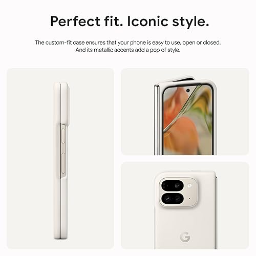 Google Pixel 9 Pro Fold Case - Durable Protection - Slim Android Phone Case - Obsidian