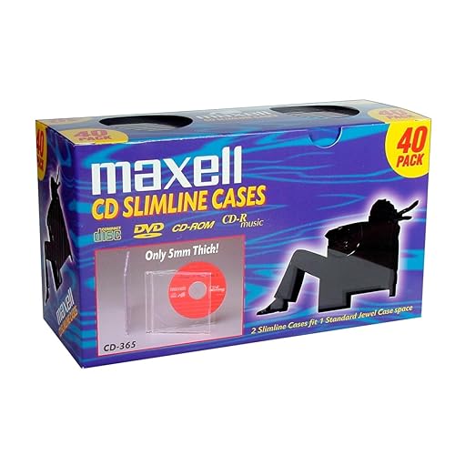 Maxell Clear Slim Jewel Cases