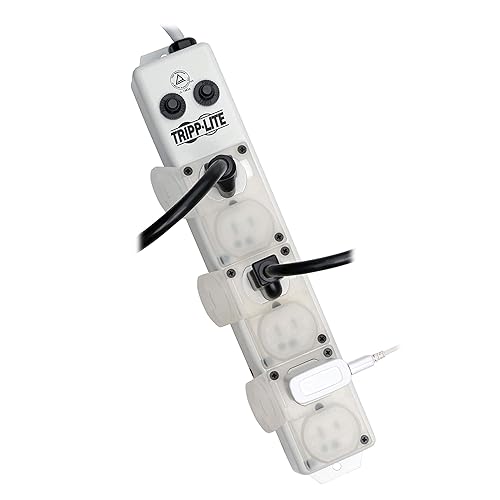 Tripp Lite Power Strip Medical 120V 6 Outlet UL1363A 15ft Right Angle Cord (PS-615-HG-OEMRA)