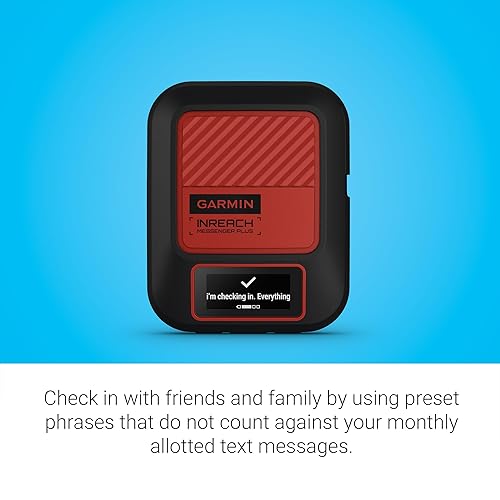 Garmin inReach® Messenger Plus, SOS Satellite Communicator with Photo, Text & Voice Messaging Without Cell Service, Long Battery Life, Durable, Temperature-Resistant, Water-Resistant (IPX7) Design