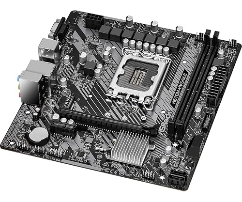 ASRock H610M-HVS/M.2 Motherboard (LGA 1700/2xDDR4/HDMI/VGA/M.2/USB 3.2)