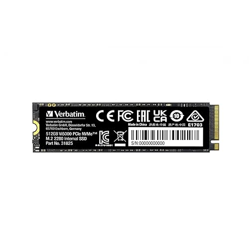 Verbatim VI5000 PCIE4 NVME M.2 SSD 512GB