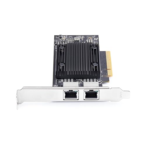 StarTech.com 2-Port PCIe 10Gb Ethernet Network Card, Windows and Linux, BCM57416 Chipset, 10GBASE-T, NIC Card, TAA