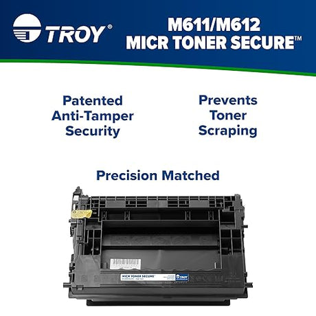 TROY M611, 612 MICR High Yield Toner Cartridge (25,000 Yield) (Compatible with HP (70X) Laserjet M611, 612 Printers)
