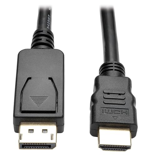 Tripp Lite DisplayPort 1.2 To HD Active Adapter Cable, DP With La