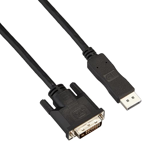 StarTech.com 10-Pack 6ft DisplayPort to DVI Cable - DisplayPort 1.2 to DVI-D Video Adapter Cable - 1080p - Passive DP++ to DVI Monitor Converter Cable - DP to DVI Digital Display - M/M (DP2DVIMM6X10) 6 feet Pkg of 10
