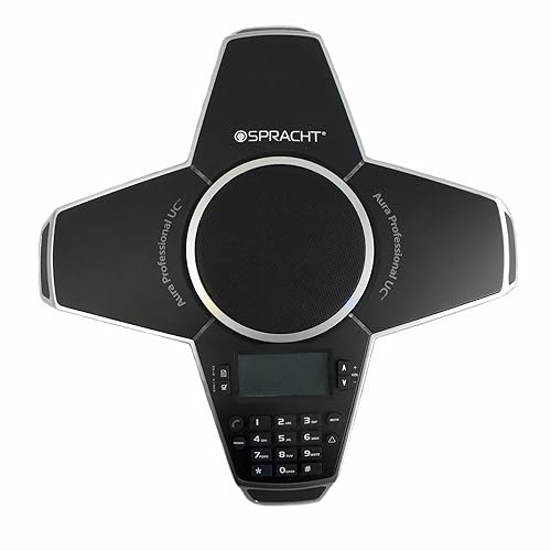 Spracht CP-3012 Aura Professional Unified Communications Conference Phone, Black