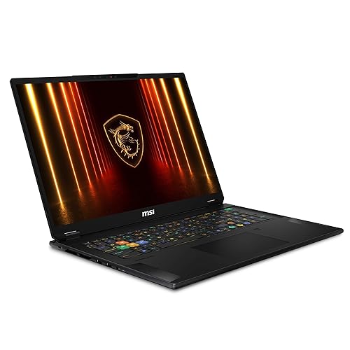 MSI Stealth A18 AI+ 18” 120Hz UHD+ Gaming Laptop: AMD Ryzen AI 9 HX 370, NVIDIA Geforce RTX 5090, 64GB DDR5, 2TB NVMe SSD, Wi-Fi 7, Win 11 Home :Midnight Black A3XWJG-006US Ryzen AI 9 HX 370 64 GB 2 TB RTX 5090 18 120Hz UHD+