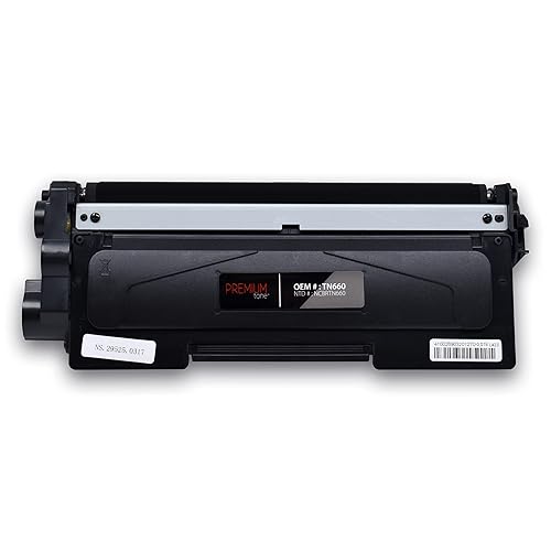 Premium Tone 3-Pack Replacement for Brother TN-660 TN660 - Black Toner