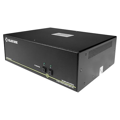 Black Box Niap 3.0 Secure 2-Port Single-Head Dvi-I Kvm Switch