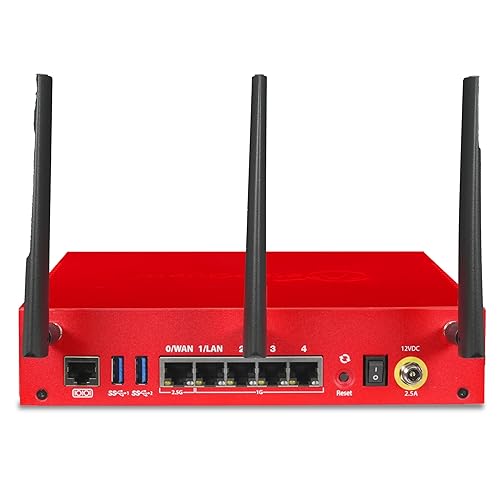 WatchGuard Firebox T125-W with 3 Year Total Security Suite - Wi-Fi 7 Firewall, 1x 2.5Gb + 4X 1Gb Ports, High-Speed Security for Remote Offices (WGT126643)