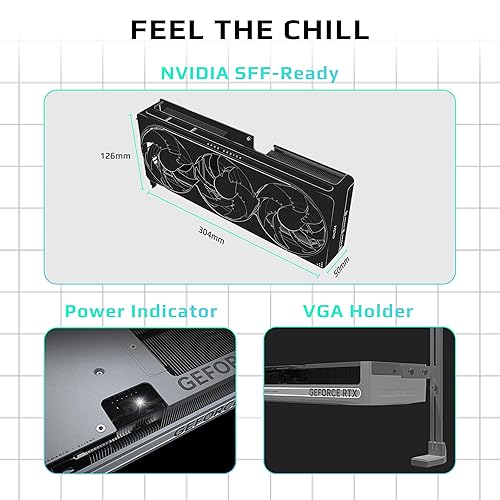 GIGABYTE GeForce RTX 5080 AERO OC SFF 16G Graphics Card, WINDFORCE Cooling System, 16GB 256-bit GDDR7, GV-N5080AERO OC-16GD Video Card